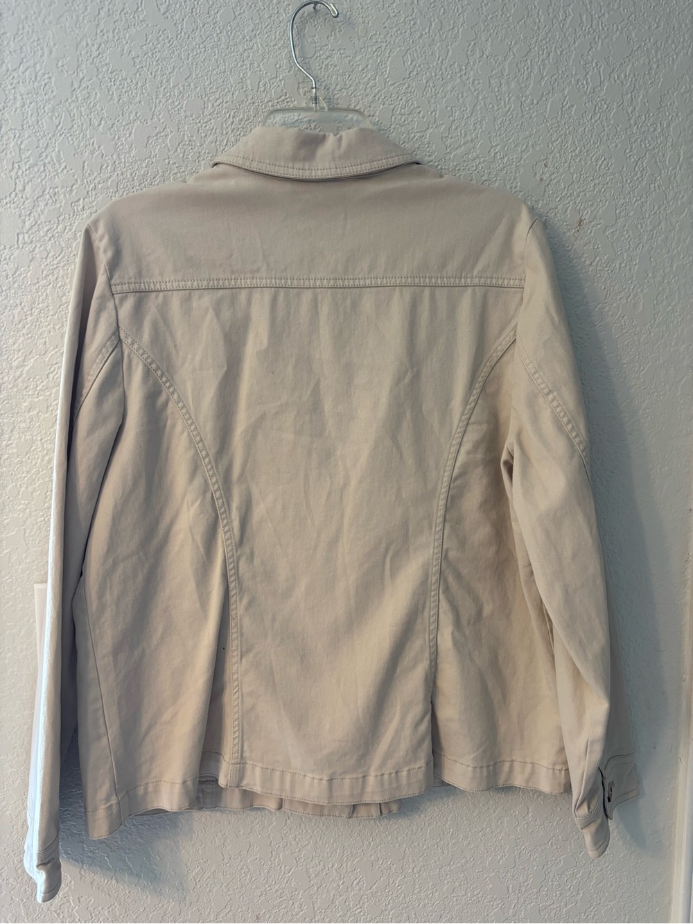 Appleseed's Cream Utility Button-Front Jacket - Picture 2 of 11